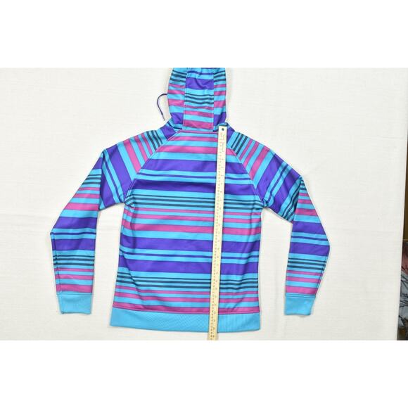 Under Armour Women's Semi-Fitted Striped Full Zip Hoodie Size SM/P - Picture 5 of 8